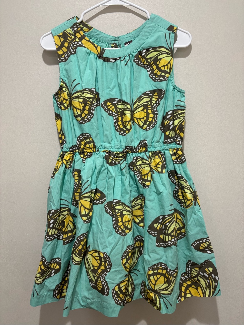 Tea Collection Monarch Butterfly Dress Back to School 100% Cotton Whimsy Garden